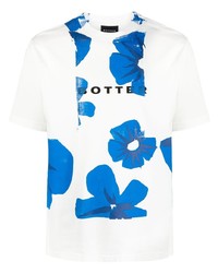 Botter Floral Print Logo Print T Shirt