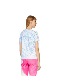Collina Strada White And Blue Sporty Spice T Shirt