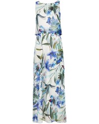 Floral Overlay Maxi Dress
