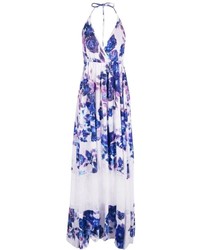 Boohoo Lily Floral Lace Insert Maxi Dress