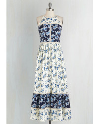 Moon Collection Patchwork Of Flowers Dress