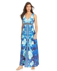 Style&co. Sleeveless Floral Print Maxi Dress