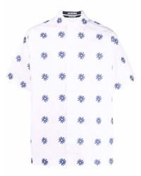 Jacquemus Floral Embroidered Short Sleeved Shirt