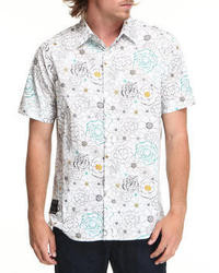 Rocawear Floral Print Ss Button Down