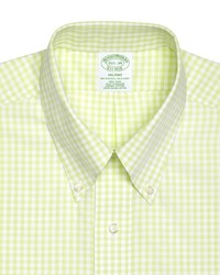 Brooks Brothers Non Iron Milano Fit Gingham Dress Shirt