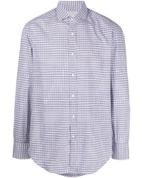 Brunello Cucinelli Checked Pattern Longsleeved Shirt