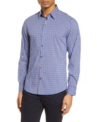 Zachary Prell Classic Fit Check Button Up Shirt