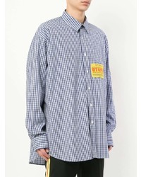 Martine Rose Patch Detail Checked Shirt