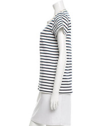 Sacai Embellished Striped T Shirt
