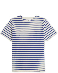 Margaret Howell Mhl Striped Cotton T Shirt
