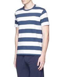 Alex Mill Standard Ocean Stripe Slub T Shirt