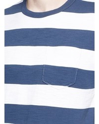 Alex Mill Standard Ocean Stripe Slub T Shirt