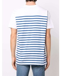 A.P.C. Stripe Print Cotton T Shirt