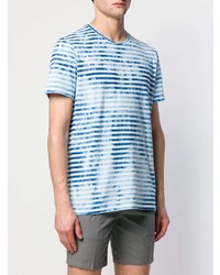 Dondup Striped Tie Dye T Shirt