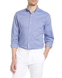 Southern Tide Horizontal Stripe Regular Fit Button Up Shirt