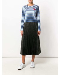 Comme Des Garcons Play Comme Des Garons Play Striped Longlseeved T Shirt