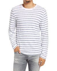 Club Monaco Textural Slim Fit Stripe T Shirt