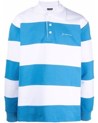 Jacquemus Logo Striped Polo Shirt