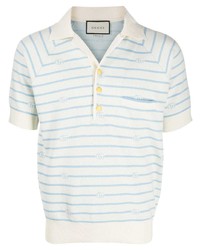 Gucci Gg Striped Polo Shirt