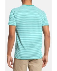 Lacoste Heritage Fit Stripe V Neck T Shirt, $60 | Nordstrom | Lookastic