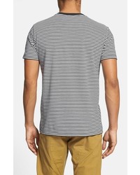 Lacoste Heritage Fit Stripe Jersey V Neck T Shirt