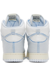 Nike Blue White Dunk High 85 Sneakers
