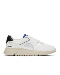 Axel Arigato White And Blue Genesis Triple Sneakers