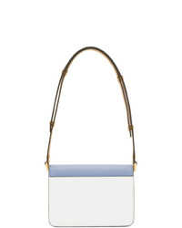 Marni Blue And White Small Trunk Bag