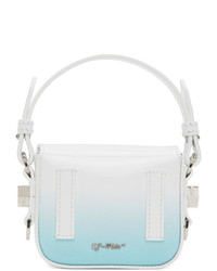 Off-White Blue Patent Gradient Baby Box Bag