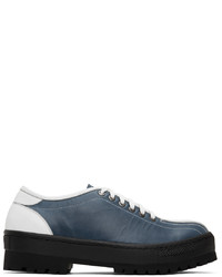 Youths in Balaclava Blue Paneled Sneakers