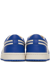 CALVINLUO Blue Square Toe Sneakers