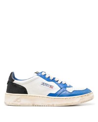 AUTRY Colour Block Distressed Finish Sneakers