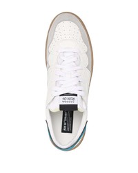 RUN OF Panelled Leather Low Top Sneakers