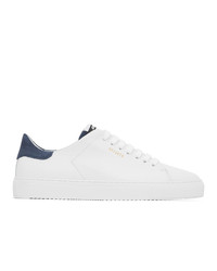Axel Arigato White And Blue Clean 90 Sneakers