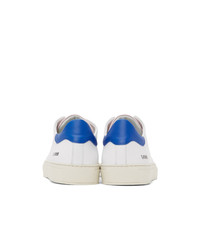 Axel Arigato White And Blue Clean 90 Triple Sneakers