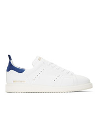 Golden Goose White And Blue Er Sneakers