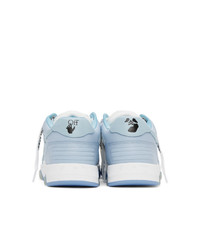 Off-White White And Blue Out Of Office Sneakers