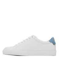 Givenchy White And Blue Urban Street Sneakers