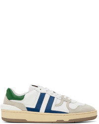 Lanvin White Blue Clay Sneakers