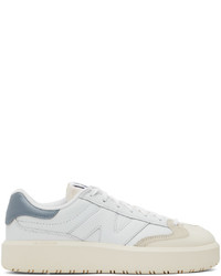 New Balance White Blue Ct302 Sneakers