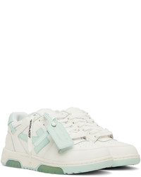 Off-White White Blue Out Of Office Sneakers