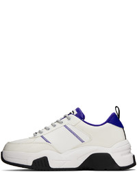 VERSACE JEANS COUTURE White Blue Sneakers
