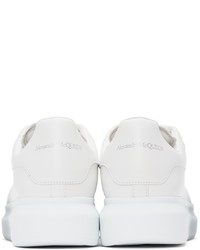Alexander McQueen White Grey Felted Oversized Sneakers