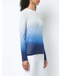 Michael Kors Collection Ombre Long Sleeve T Shirt