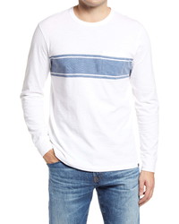 Faherty Surf Stripe Long Sleeve T Shirt