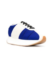 Marni Two Tone Lace Up Sneakers