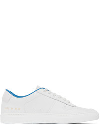 Common Projects White Blue Bball Summer Sneakers