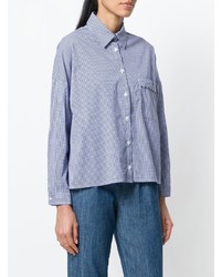 Semicouture Loose Fit Patterned Shirt