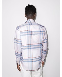 Eleventy Checked Long Sleeved Shirt
