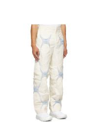 Post Archive Faction PAF White 40 Left Trousers